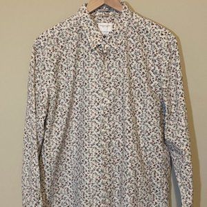 Denim & Flower Floral Print Button-Down XL Shirt